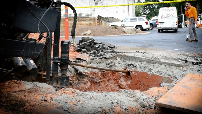 Directional drilling complex technique specialized plumber trinity plumbing