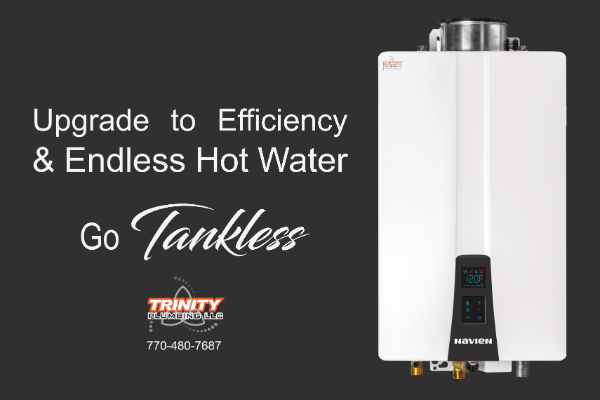 ankless water heater acworth trinity plumbing